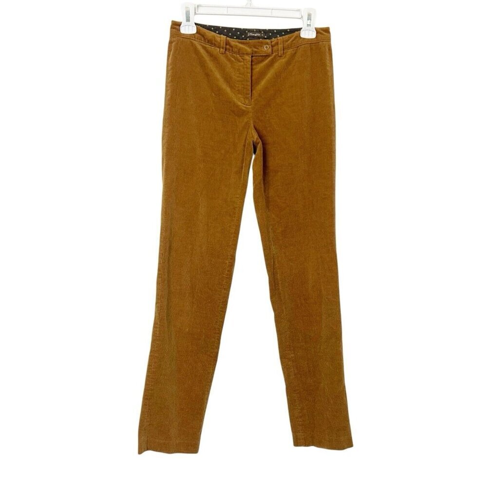 J McLaughlin Corduroy‎ Pants Womens Size 0 Tan Brown Skinny